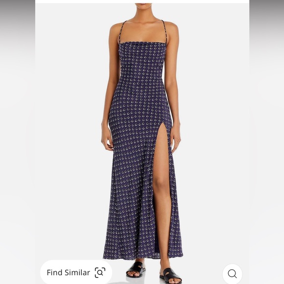 STAUD Dresses & Skirts - STAUD Bellamy Lace-Up-Back Maxi Dress, Size S, worn once perfect condition